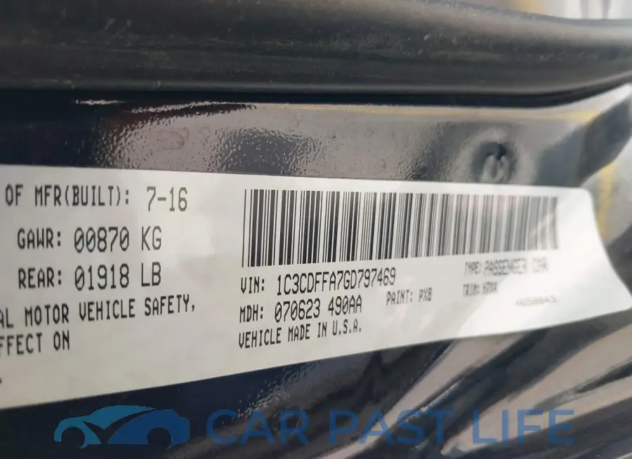 1C3CDFFA7GD797469# 9