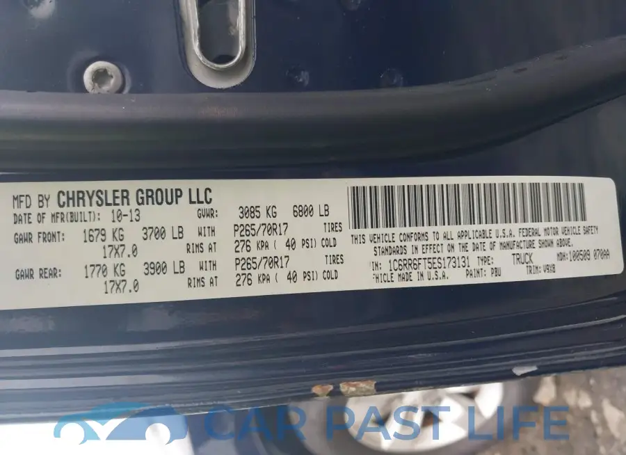 1C6RR6FT5ES173131# 9