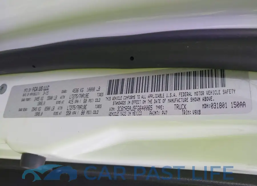3C6MR5AJ5FG640065# 9