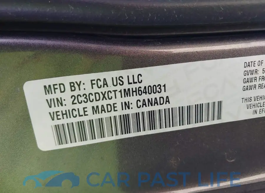 2C3CDXCT1MH640031# 9