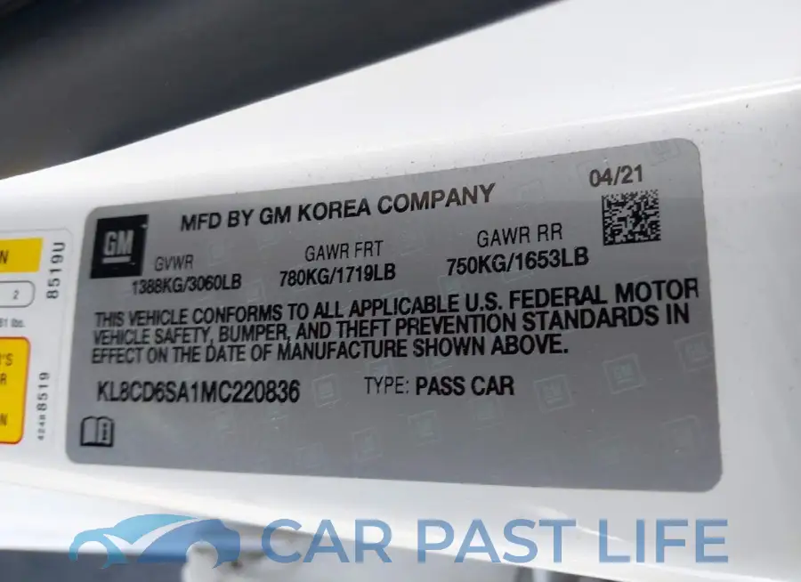 KL8CD6SA1MC220836# 9