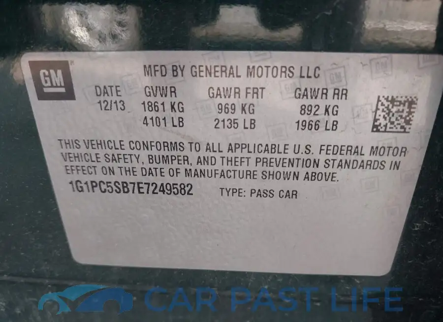 1G1PC5SB7E7249582# 9
