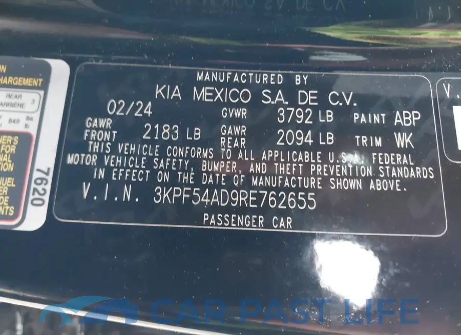 3KPF54AD9RE762655# 9