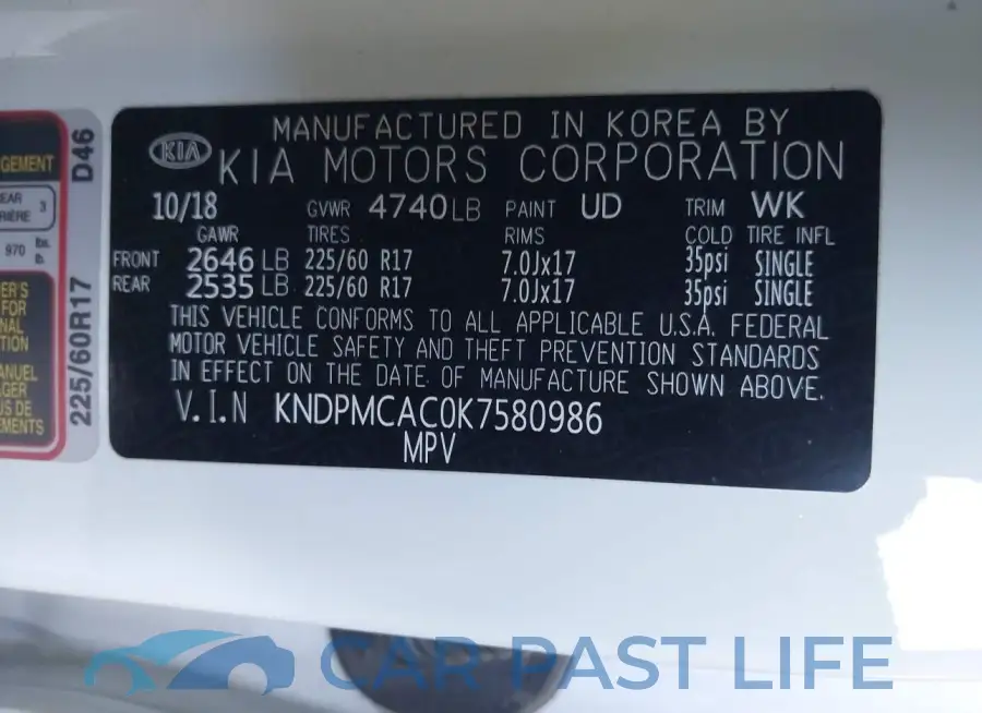 KNDPMCAC0K7580986# 9