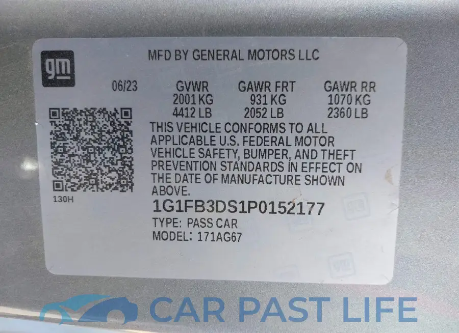 1G1FB3DS1P0152177# 9
