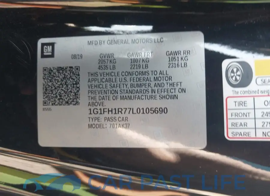 1G1FH1R77L0105690# 9