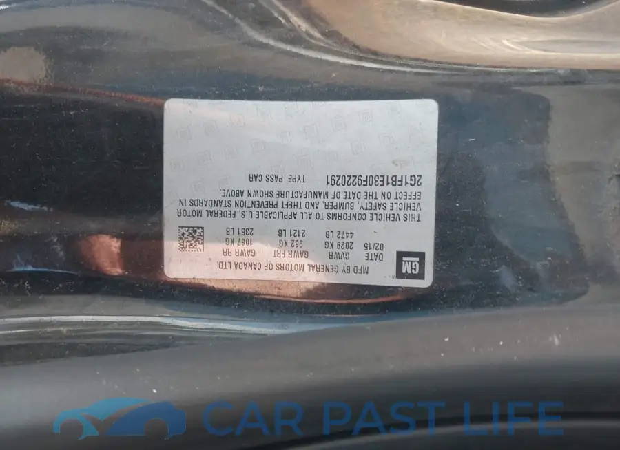 2G1FB1E30F9220291# 9