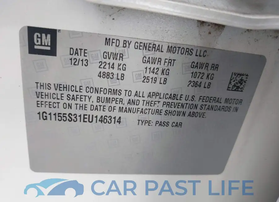 1G1155S31EU146314# 9