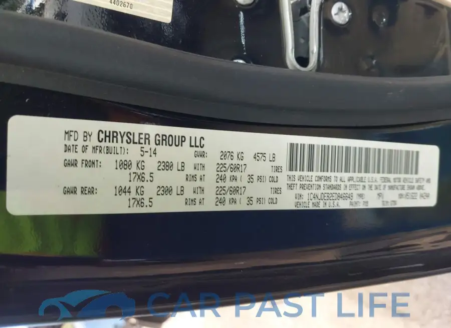 1C4NJDEB2ED846649# 9