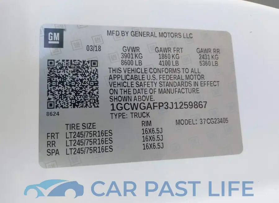 1GCWGAFP3J1259867# 9