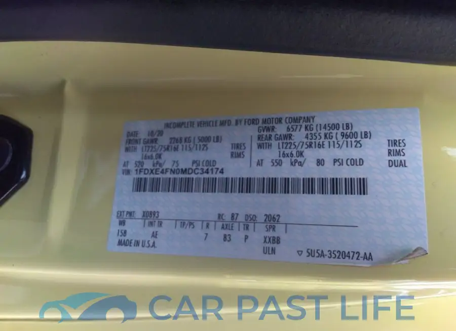 1FDXE4FN0MDC34174# 8