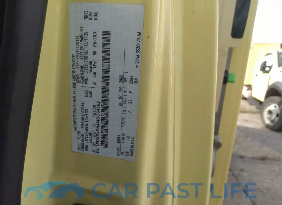 1FDXE4FN4MDC34162# 8