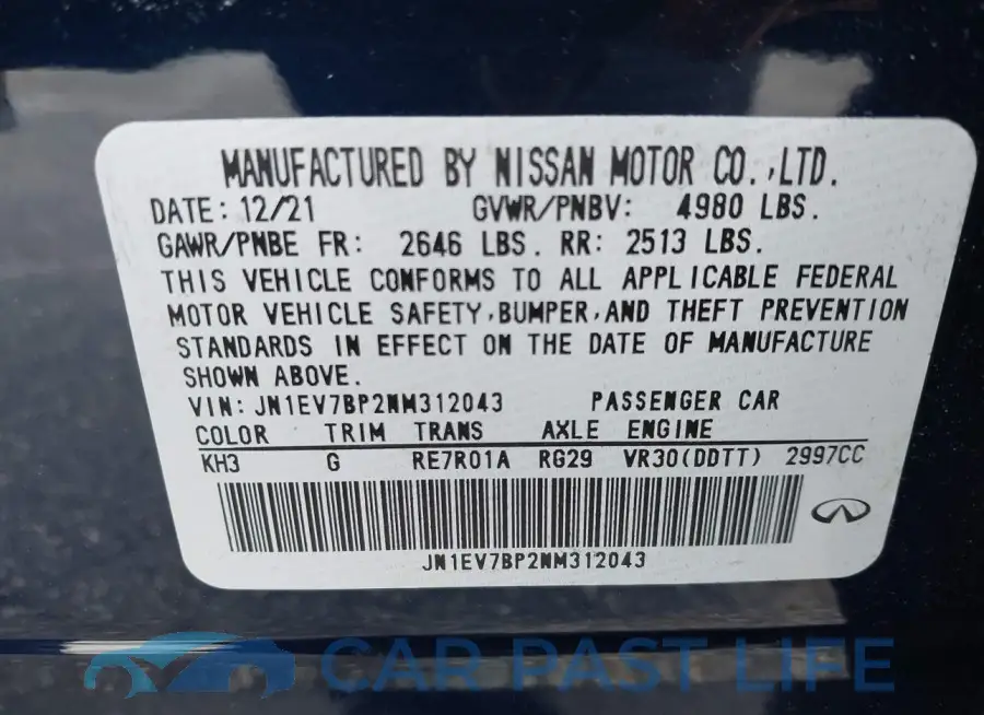 JN1EV7BP2NM312043# 9