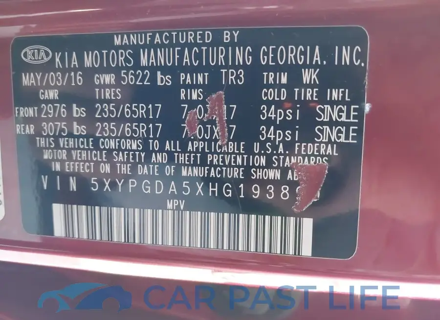 5XYPGDA5XHG193890# 9