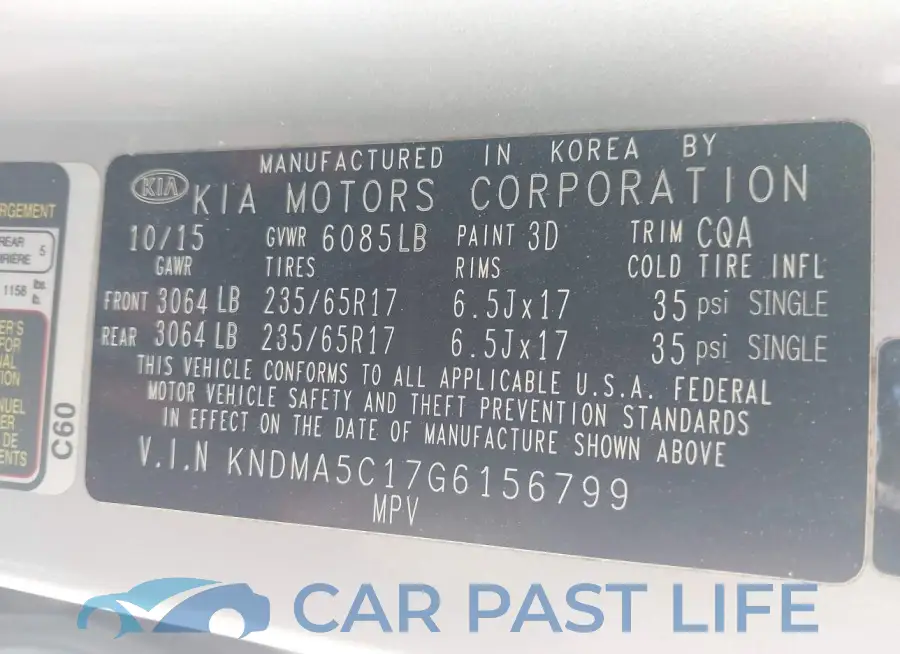KNDMA5C17G6156799# 9