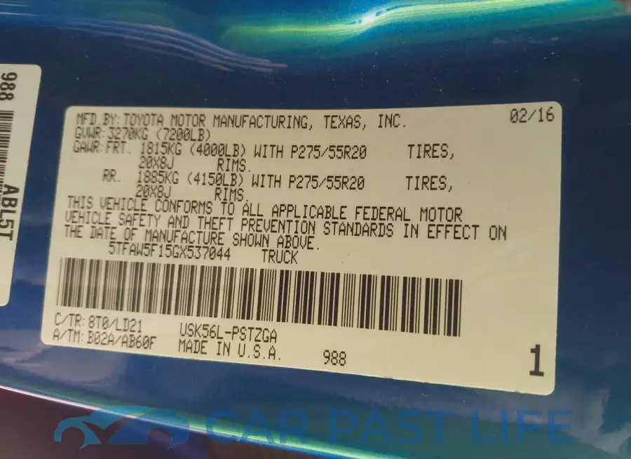 5TFAW5F15GX537044# 9