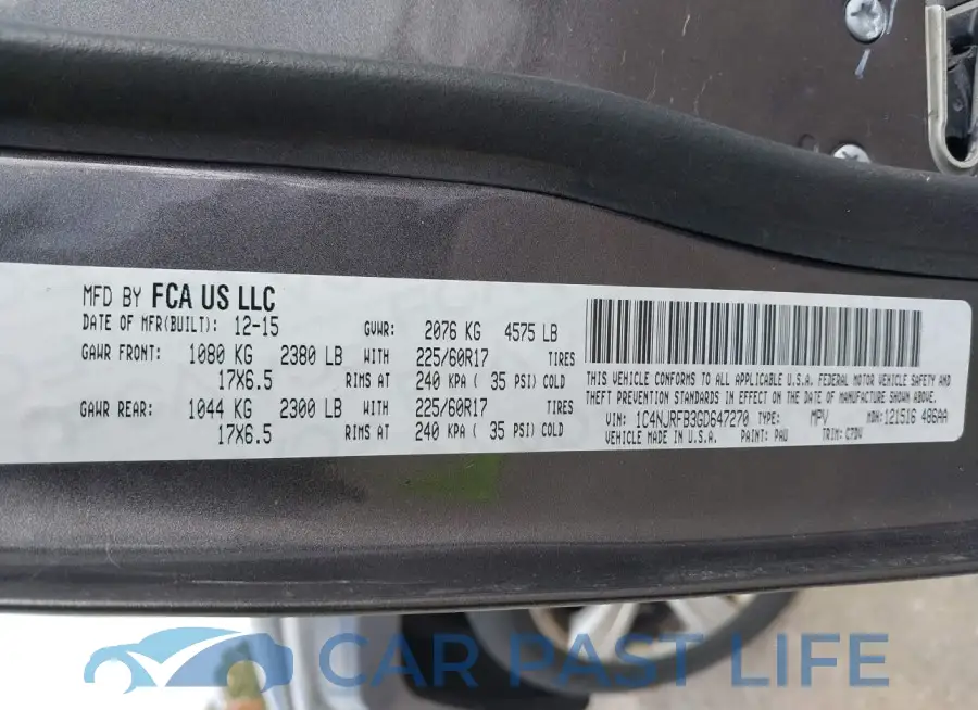 1C4NJRFB3GD647270# 9