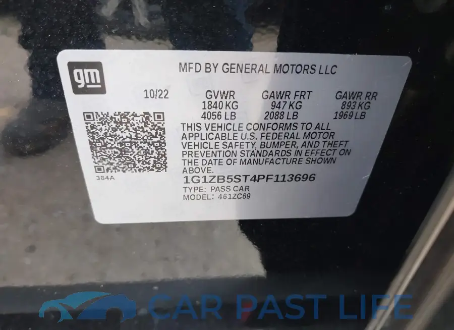 1G1ZB5ST4PF113696# 9