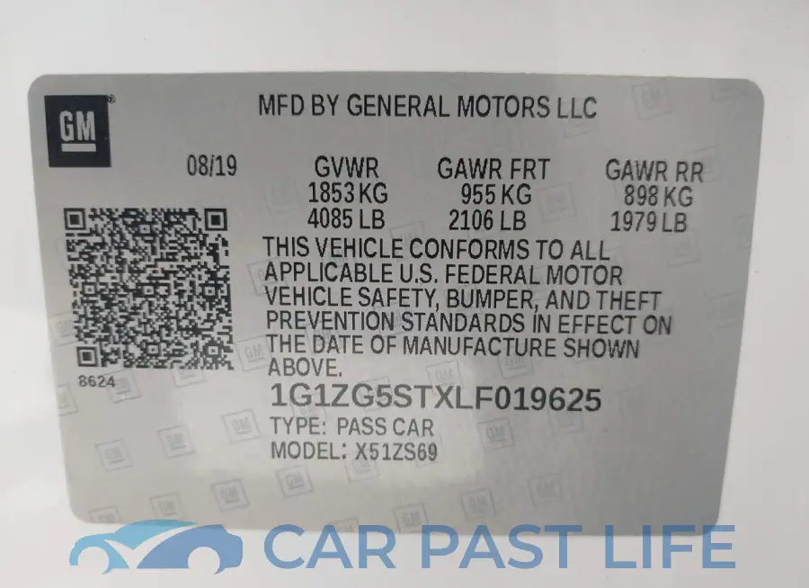 1G1ZG5STXLF019625# 9