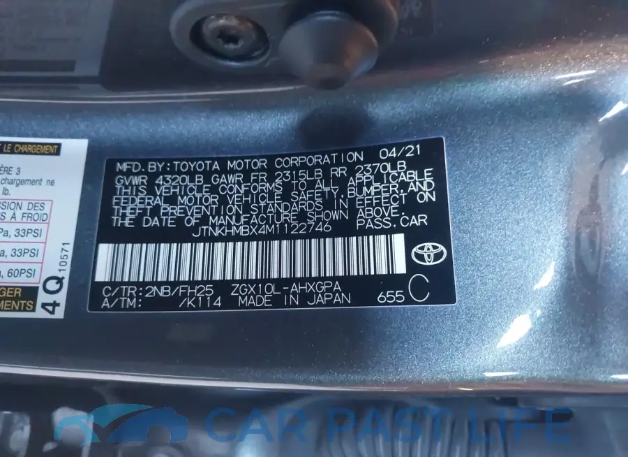 JTNKHMBX4M1122746# 9