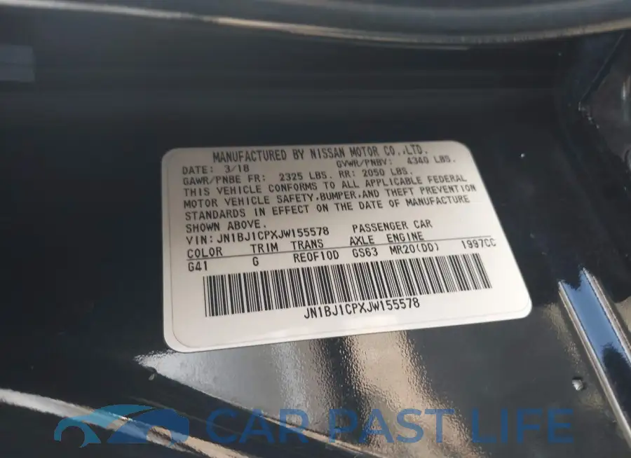 JN1BJ1CPXJW155578# 9