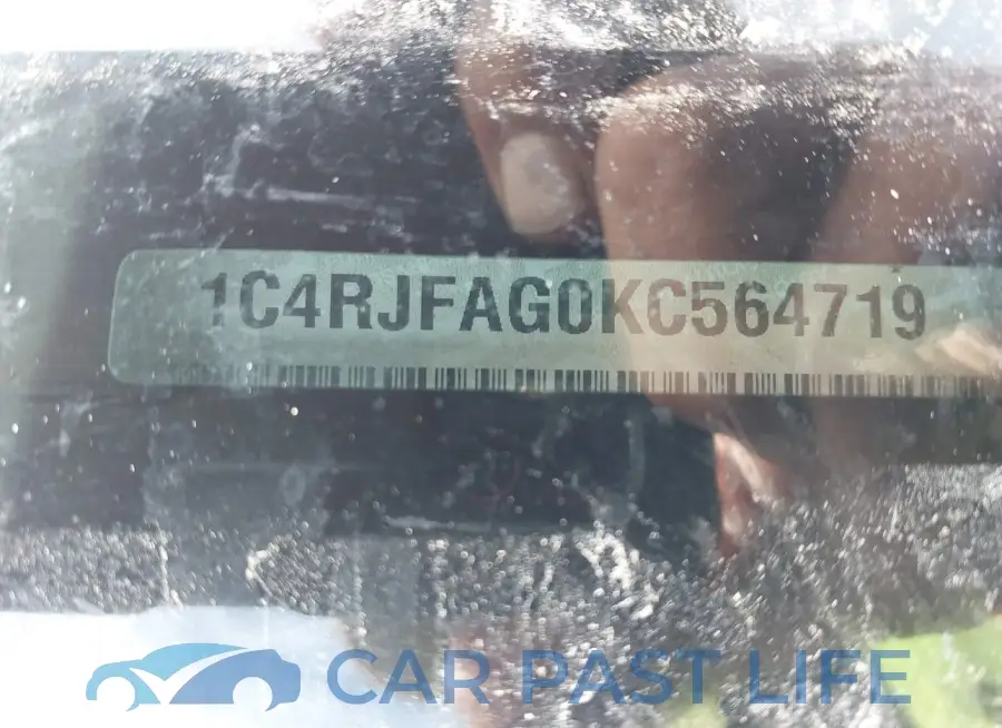 1C4RJFAG0KC564719# 9