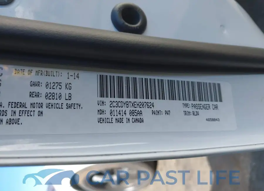 2C3CDYBTXEH207624# 9