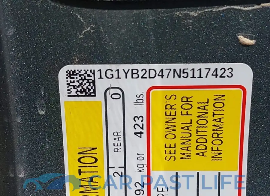 1G1YB2D47N5117423# 9