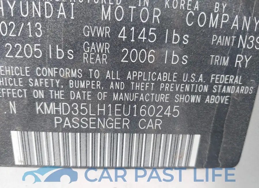 KMHD35LH1EU160245# 9