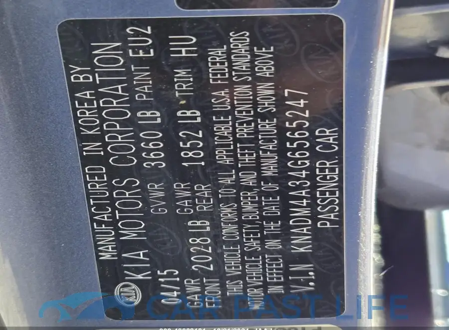 KNADM4A34G6565247# 9