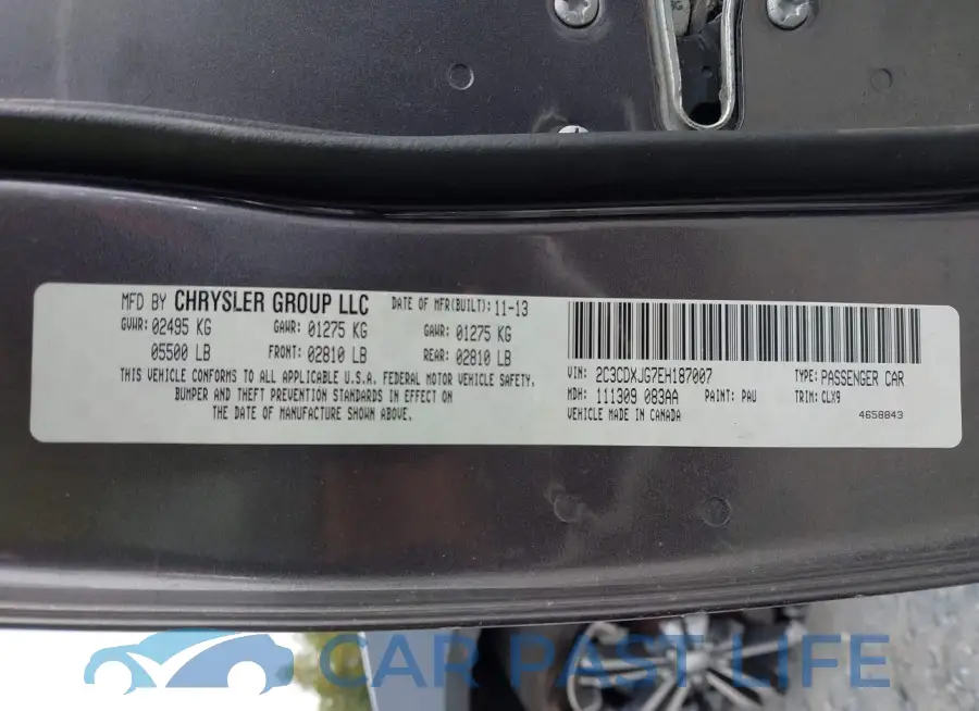 2C3CDXJG7EH187007# 9