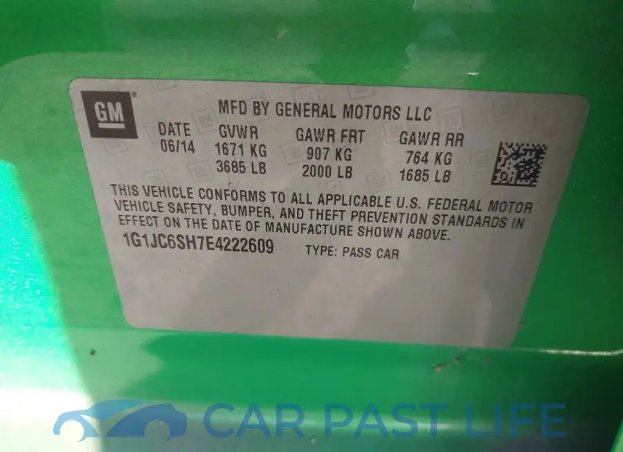 1G1JC6SH7E4222609# 9