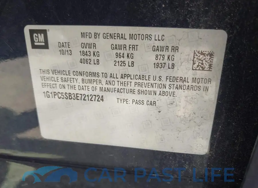 1G1PC5SB3E7212724# 9