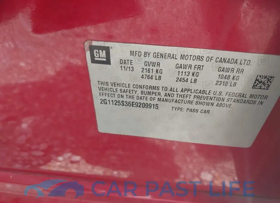 2G1125S36E9209915# 9