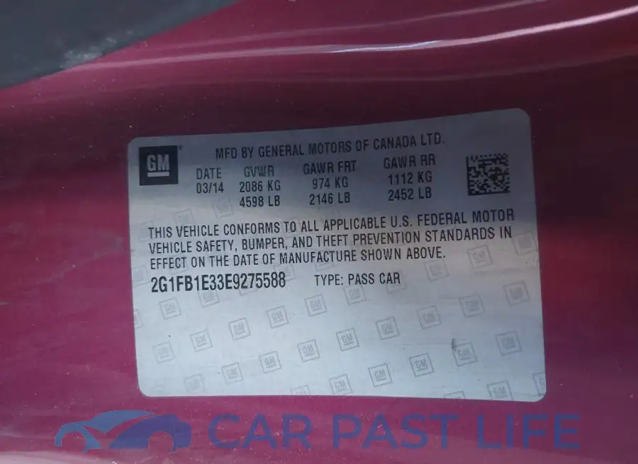 2G1FB1E33E9275588# 9