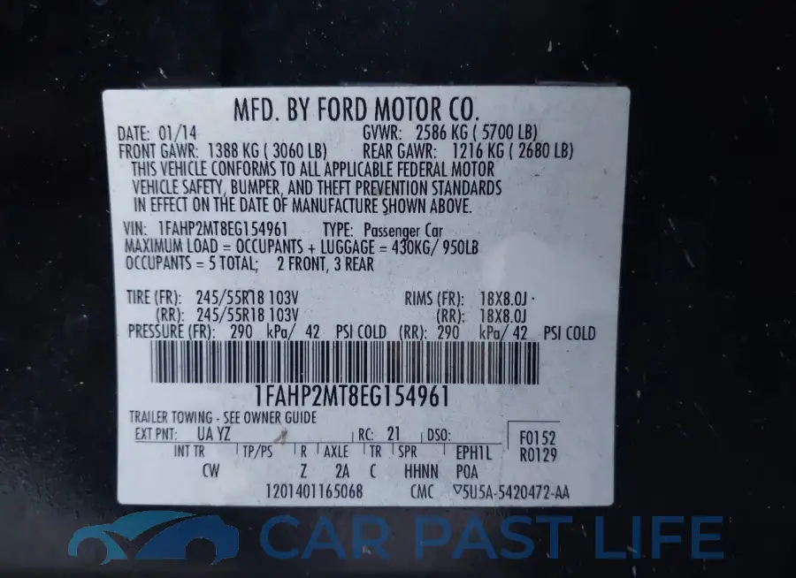 1FAHP2MT8EG154961# 9