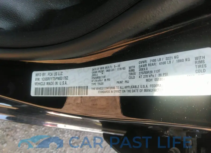 1C6SRFFT5PN651762# 9