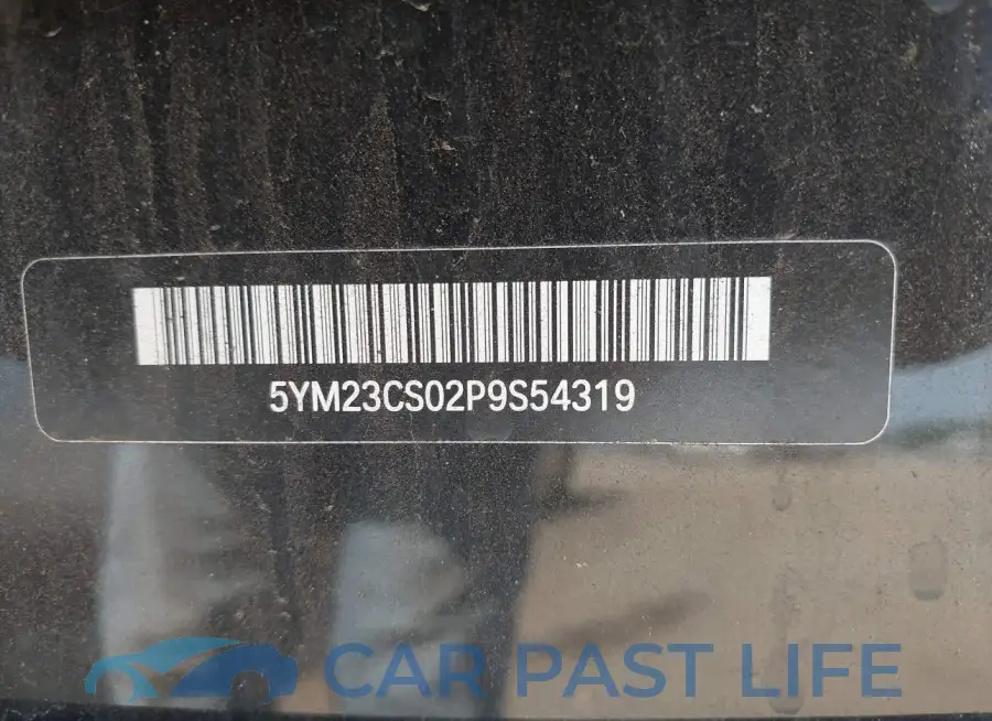 5YM23CS02P9S54319# 9