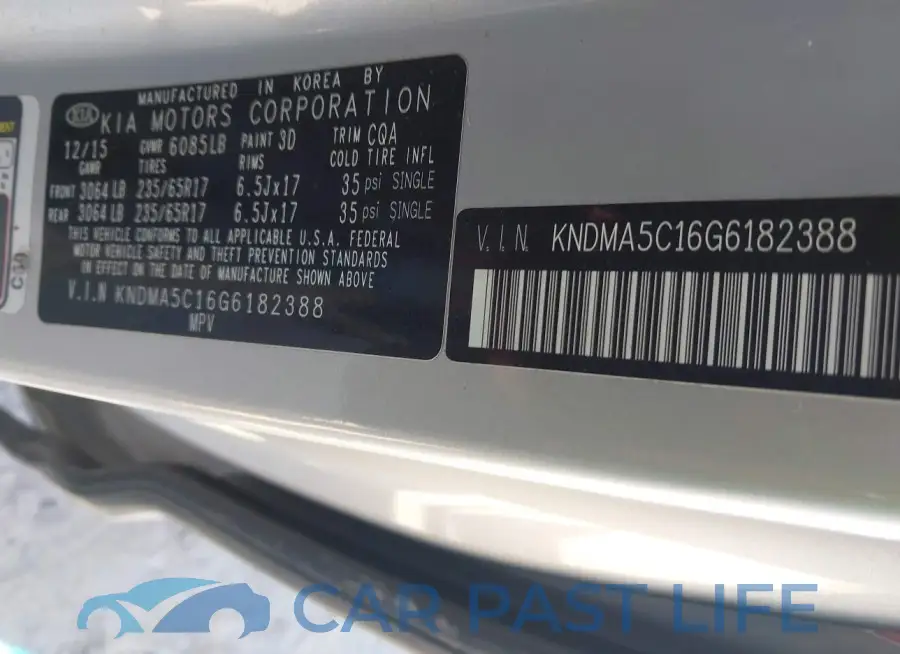 KNDMA5C16G6182388# 9