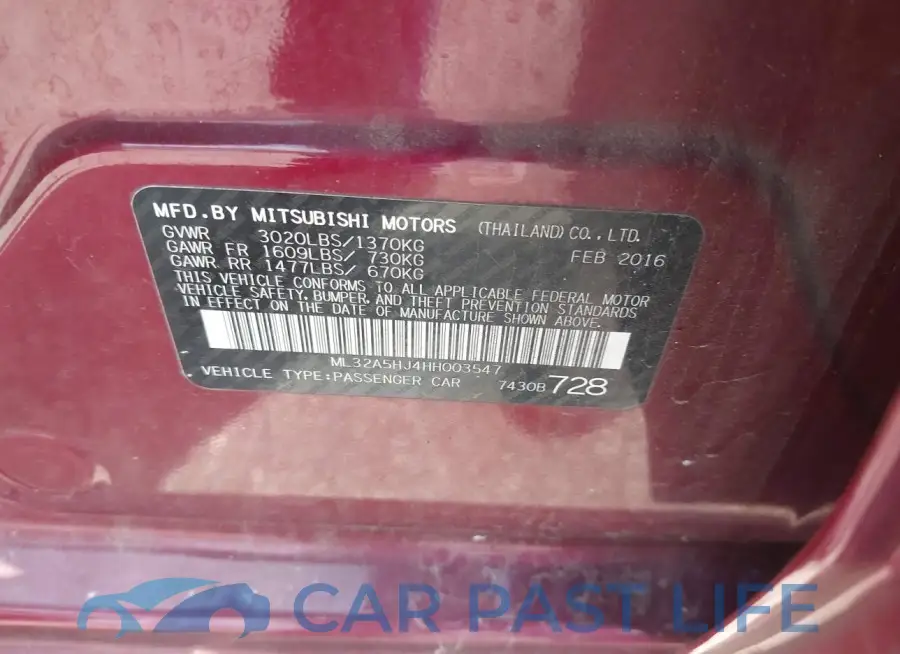 ML32A5HJ4HH003547# 9