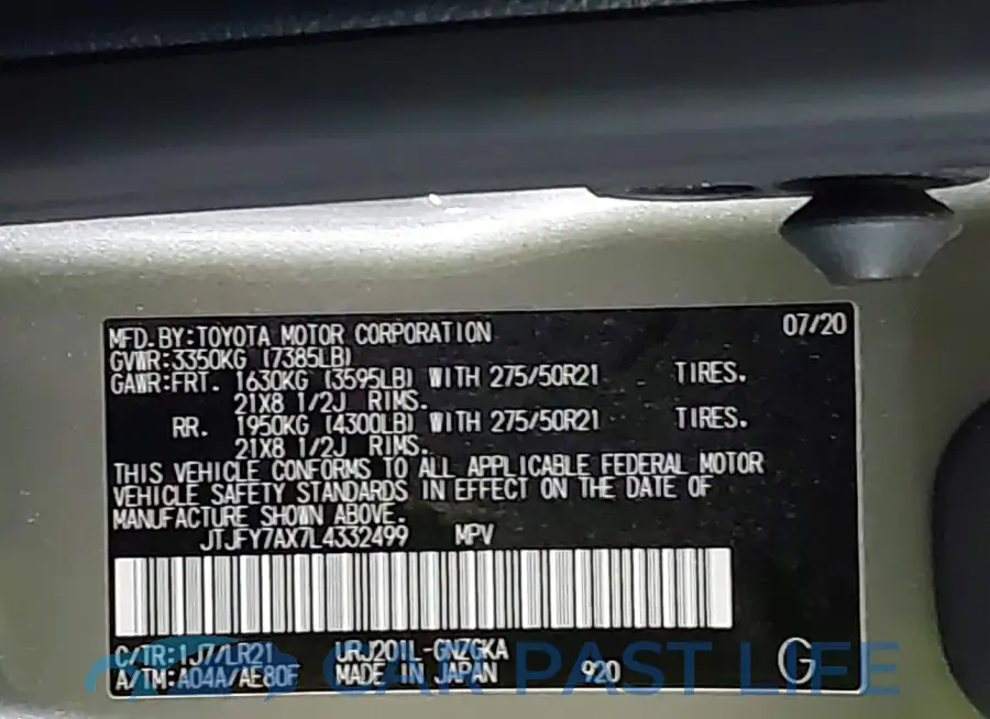 JTJFY7AX7L4332499# 9