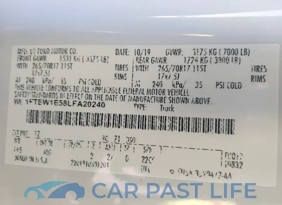 1FTEW1E58LFA20240# 9