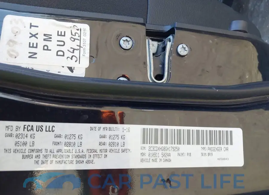 2C3CDXHG8GH179250# 9