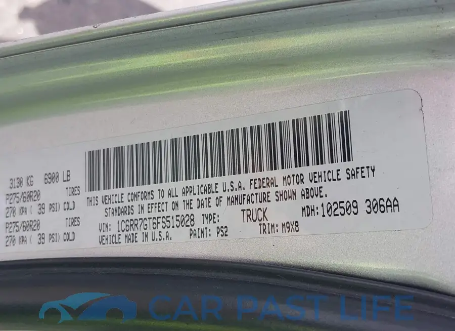 1C6RR7GT6FS515028# 9