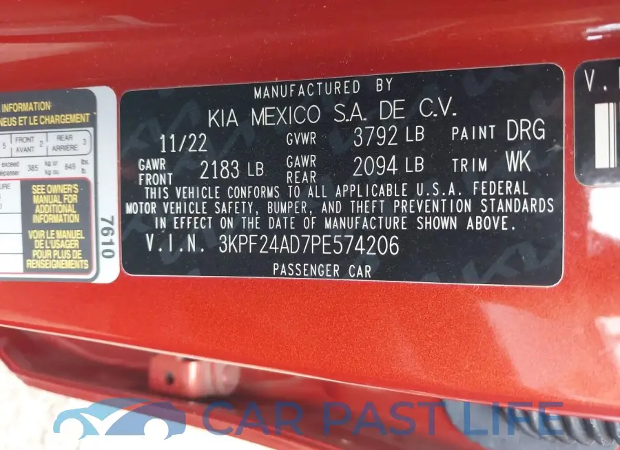 3KPF24AD7PE574206# 9