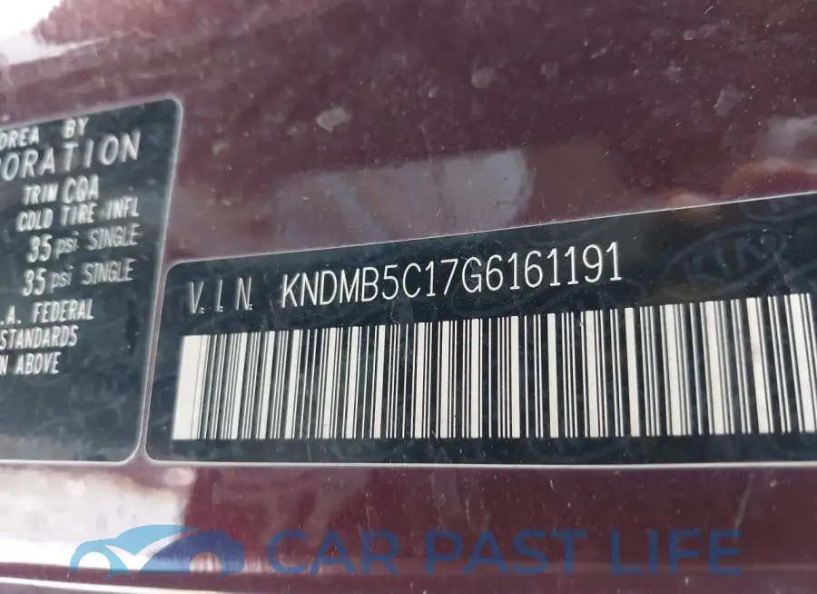 KNDMB5C17G6161191# 9