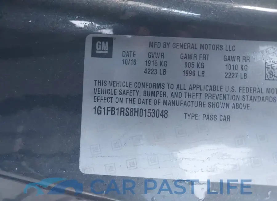 1G1FB1RS8H0153048# 9