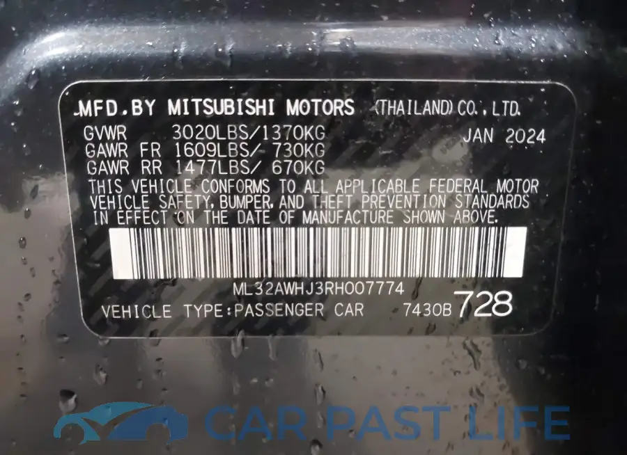 ML32AWHJ3RH007774# 9