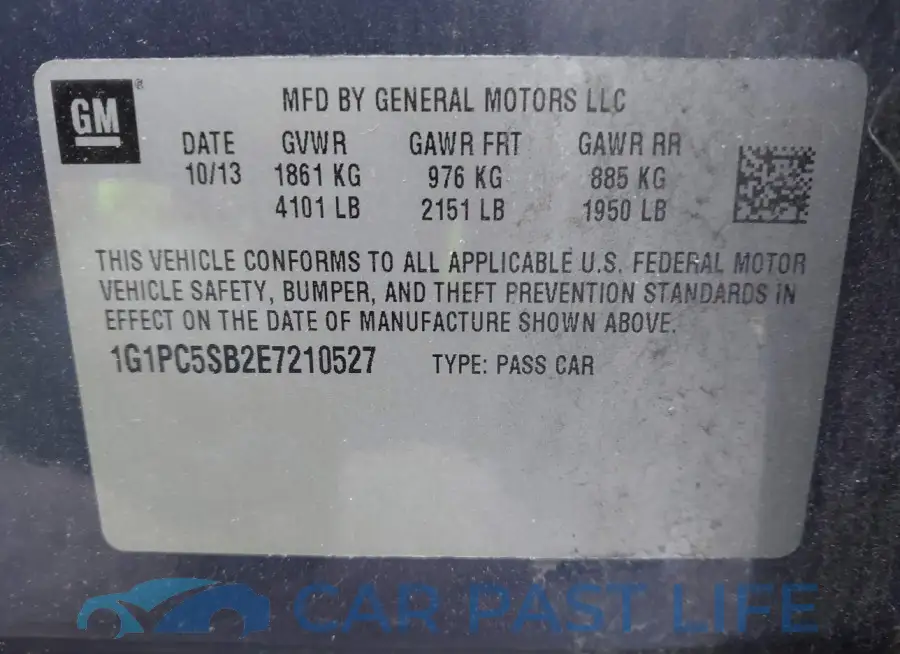 1G1PC5SB2E7210527# 9