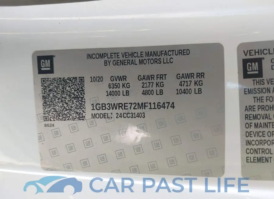 1GB3WRE72MF116474# 8
